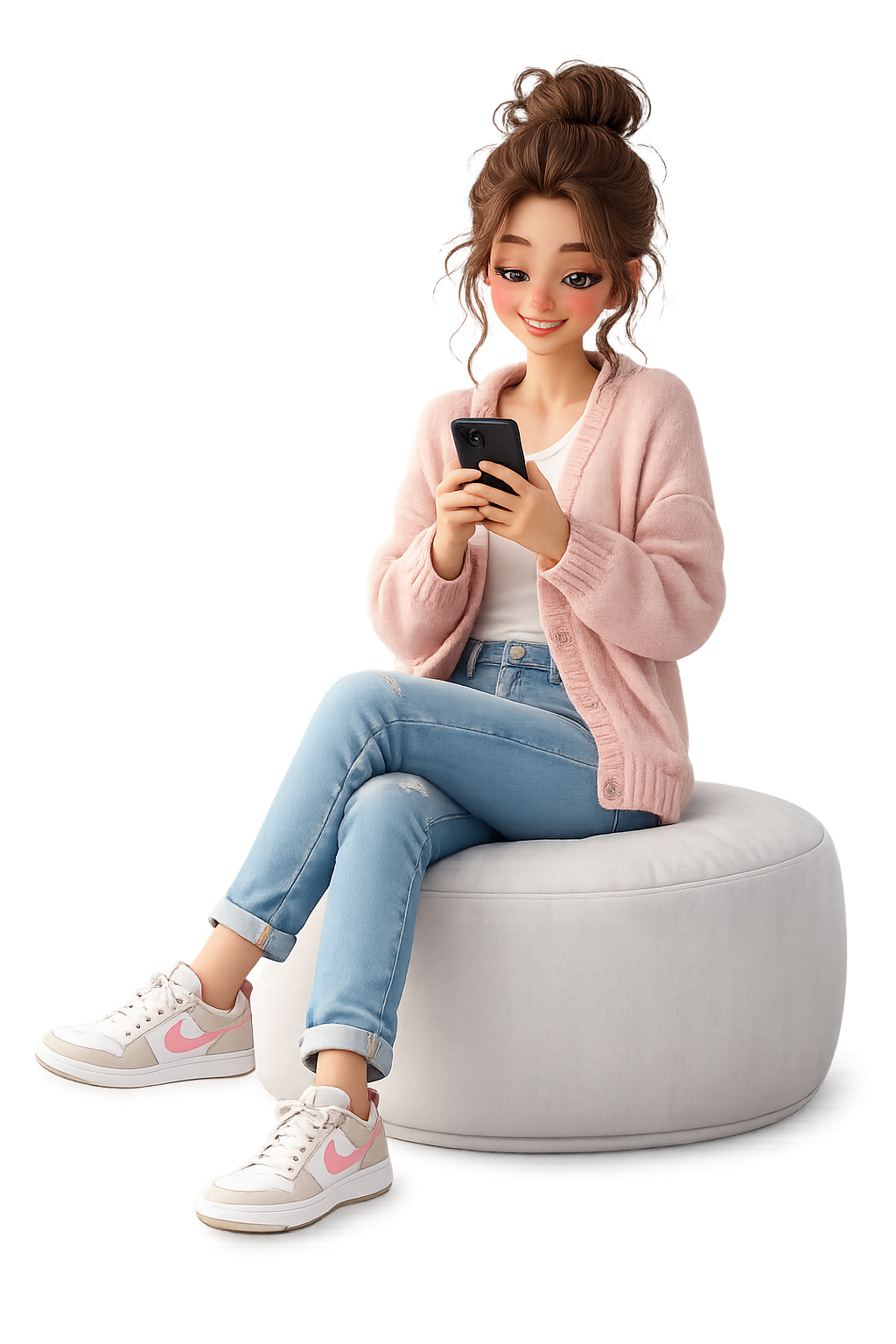 Bia com o produto
